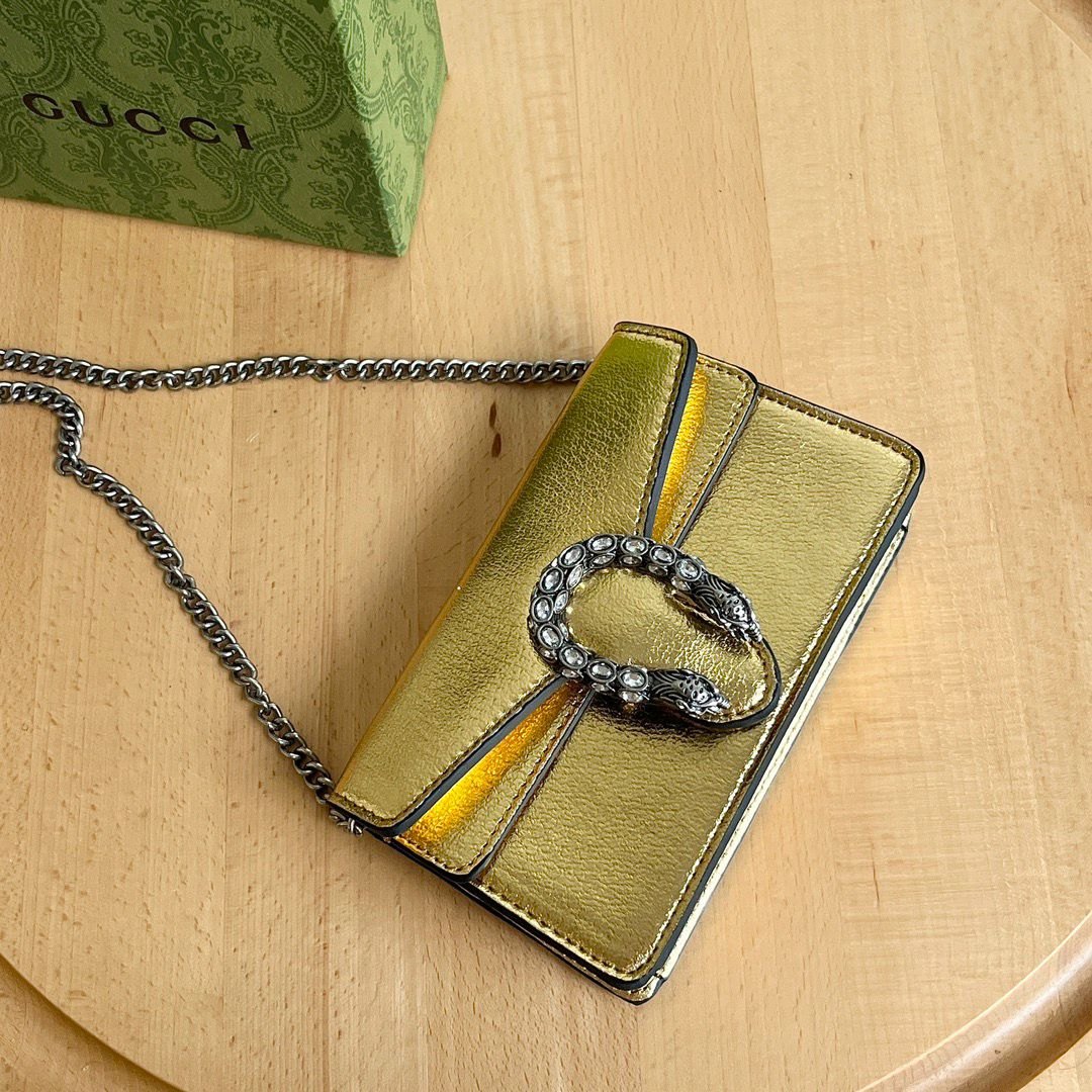 Gucci Dionysus Metallic Super Mini bag